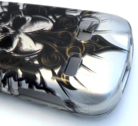 LG LN272 Rumor Reflex Skull Spear Tattoo Gloss 3D Case Skin Cover Accessory P...