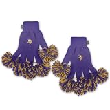 Minnesota Vikings Spirit Fingerz Pom Gloves with NFL Team Logos