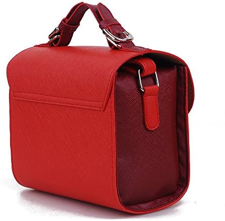 Camera Leather Bag Heart Red Camera Bag For Mini 7s 8 25 50s