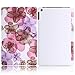 Fire HD 8 2015 Case - MoKo Ultra Slim Lightweight Smart-shell Stand Cover with Auto Wake / Sleep for Amazon Kindle Fire HD 8 Inch Display Tablet (2015 Release Only), Floral PURPLE
