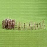 Dollhouse Miniature Rustic Twig Fence