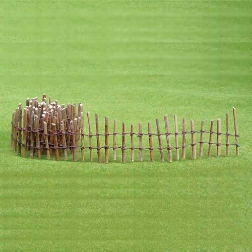 Dollhouse Miniature Rustic Twig Fence