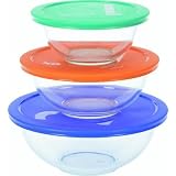 World Kitchen 1071025 6-Piece Pyrex Bowl Set