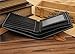 TOPMOOM Slim Wallet, Men US Dollar Bill Wallet Leather Credit Card Photo Holder Bifold