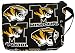 Mizzou Makeup Pouch-Travel Clutch - Coin Purse Wristlet University of Missouri Tigers Make up Cosmetic Beauty Bag Best Unique Small Gifts for Women Woman Ladies Girls or College Students