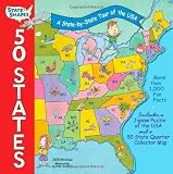 50 States: A State-by-State Tour of the USA (State Shapes)