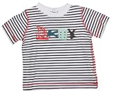 Layette/Newborn Girl Original Striped Soft Jersey Tee/Top/T-Shirt - DKNY Baby 0-3M 3-6M (3-6M)
