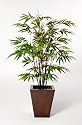 House of Silk Flowers Artificial Black Bamboo Floor Plant 28"W x 48"H