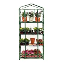 Misco Home and Garden 4-Shelf Greenhouse