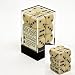 Ivory 16mm D6 Opaque Dice Block of 12