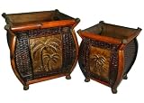Palm Bamboo Planter