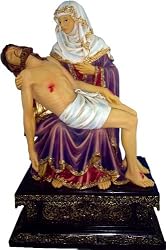 Pieta Statue - Polyresin - 12" Height