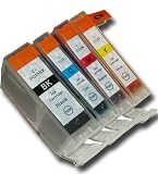 4 Chipped Compatible Canon PGI-5 & CLI-8 Ink Cartridges from 'The Ink Squid'. Fully Compatible with the Canon Pixma iX5000 Printer. 1 x PGI-5Bk (Black); 1 x CLI-8C (Cyan/Blue); 1 x CLI-8M (Magenta/Red); 1 x CLI-8Y (Yellow). The Latest Chips, the Maximum ML Capacity of any Compatible Ink Cartridge. 2 Year Guarantee on all Cartridges.