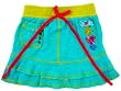 Tiered Skirt with Multi-colored Print