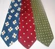 Lot of 3 Mens Assorted Pattern Neckties