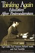 Thinking Again: Education After Postmodernism (Critical Studies in Education and Culture Series)