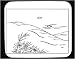 Decorated Mouse Pad with "black and white", plant, mountain, blossom, hills, China, flowers, clouds, Asia, landscape