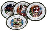 Portmeirion A Christmas Story Dinner Plates, Series 3, Set of 4
