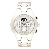 Iowa Hawkeyes NCAA Men's Hall of Fame Watch with Stainless Steel Bracelet