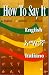 Book How to Say It: English, Amharic, Italian