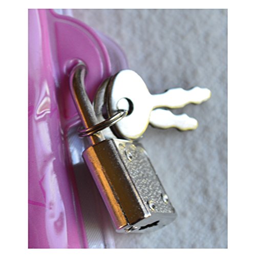 Teen Locking Dear Diary, 4 X 6 PVC Personal Journal with Lock and Key