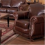 Butler Leather Chair By Coaster Furniture