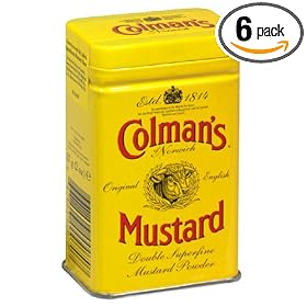 Colman's Dry Mustard, 2-Ounce Canister (Pack of 6)