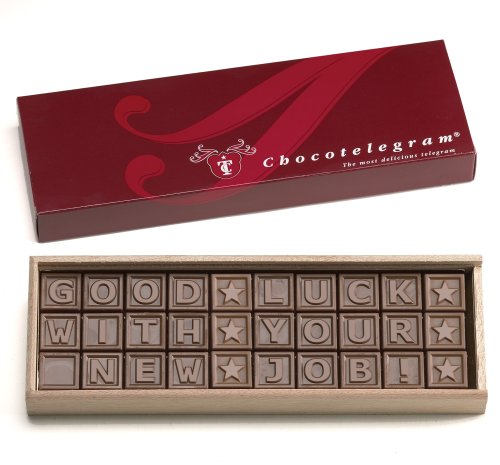 Good Luck with Your New Job! Encourage Employees with a Belgian Chocolate Gift. 30 Pieces... by Chocotelegram