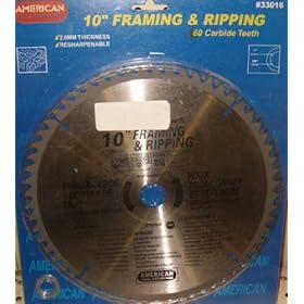 10 60 TOOTH CARBIDE SAW BLADE by 