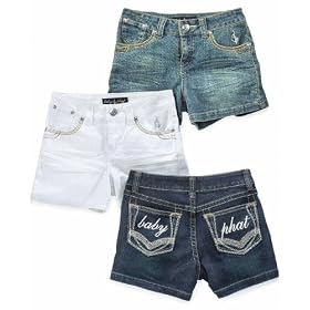 Baby Phat Kids Shorts, Girls EDV Jean Shorts