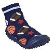 Pre-Walk Boys' Skidders Adelso Sports Pattern Sock Shoes - Navy