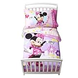 Disney Minnie Mouse 4pc Toddler Bedding Set 