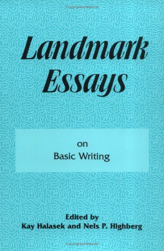 Landmark Essays on Basic Writing: Volume 18 (Landmark Essays Series)