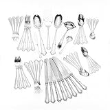 Wallace Italian Sterling Barocco 46-Piece Sterling Silver Flatware Set, Service for 8