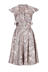 Spring Summer Polyester Midi Dress 