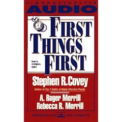 First Things First