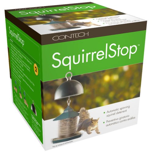 Contech SquirrelStop Automatic Spinning Squirrel Deterrent