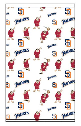 Roller Shades MLB San Diego Padres Mascot Pattern - White Background 0572_0009