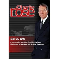 Charlie Rose with Sidney Lumet & Andy Garcia; John Templeton (May 14, 1997)