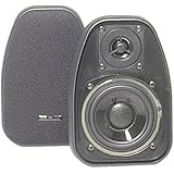 BIC AMERICA DV-32B 3 1/2" 2-Way Compact Shielded Speakers - Black