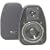 BIC AMERICA DV-32B 3 1/2" 2-Way Compact Shielded Speakers - Black