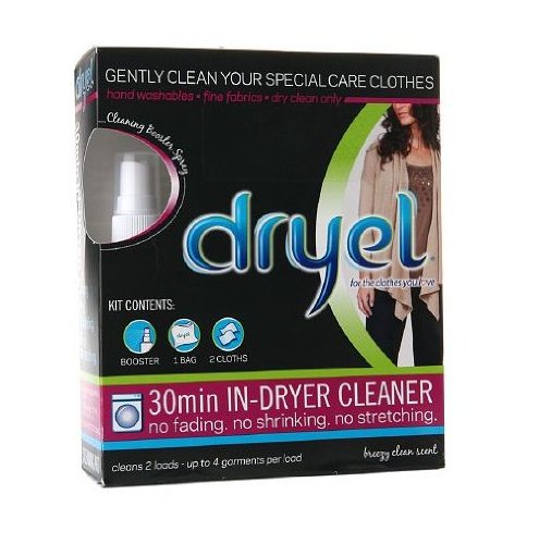 Dryel In-Dryer Cleaning Starter Kit, Breezy Clean Scent, 1 Kit Dryel In-Dryer Cleaning Starter Kit, Breezy Clean Scent, 1 Kit