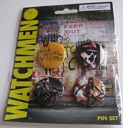 Watchmen Button Set of 4 Who Watches the Watchmen