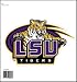 LSU Medium LSU Tiger with Swoosh Stik-ables