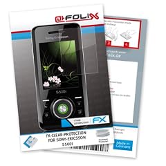 atFoliX FX-Clear Displayschutzfolie f�r Sony-Ericsson S500i - Displayschutz kristallklar! H�chste Qualit�t - Made in Germany!
