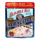 Bumble Bee Premium Wild Albacore in Water, 3-Ounce Pouches (Pack of 12)