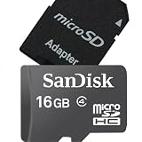 サンディスク SanDisk microSDHC 16GB 超高速クラス4 世界国内シェアNo.1 SDアダプタ付 (並行輸入バルク品)