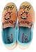 TRUE RELIGION Brand Jeans Venny Gee Mens Slip On Canvas Shoes Blue/Orange