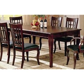 Cherry Finish Rectangular Table