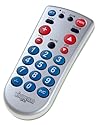 Vivanco 2in1 TV/DVB Universal-Fernbedienung (gro&szlig;e Tasten) silber